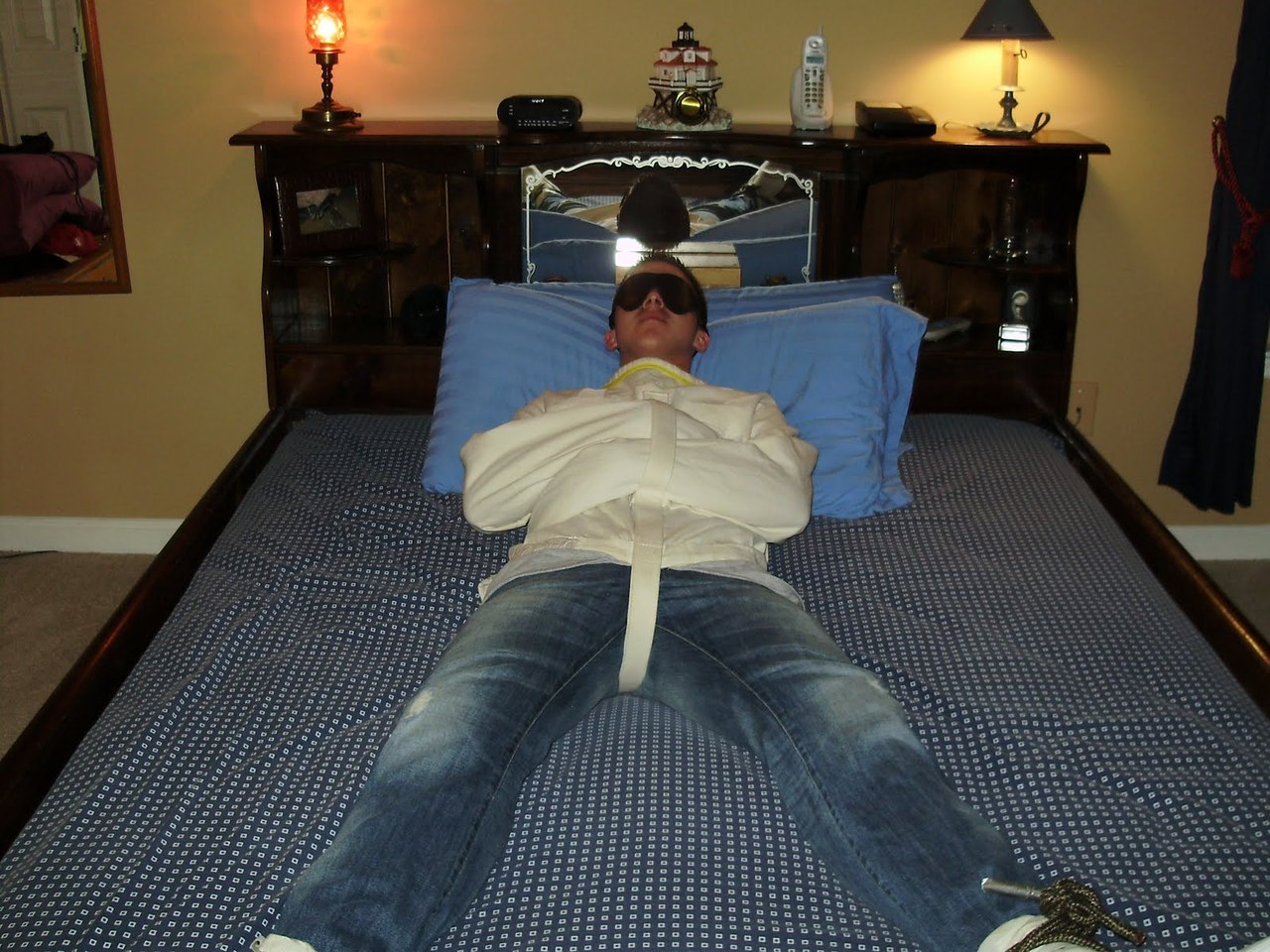 asicswrestone: LOCAL BOY MARK  Mark, a local boy wanted to get tied up for his first