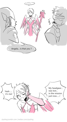 Ziyoling:  Short Hair Pink Mercy！8D   I'm Not Good At English. I Translate In Lingocloud. 