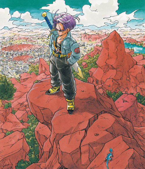 artbookisland - Scan from “Exhibition”, Akira Toriyama.Click...