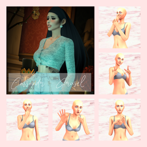 New Pose Pack ♥ Emotion 3 ♥_________________________________________In Game Poses• 10 Female Poses +