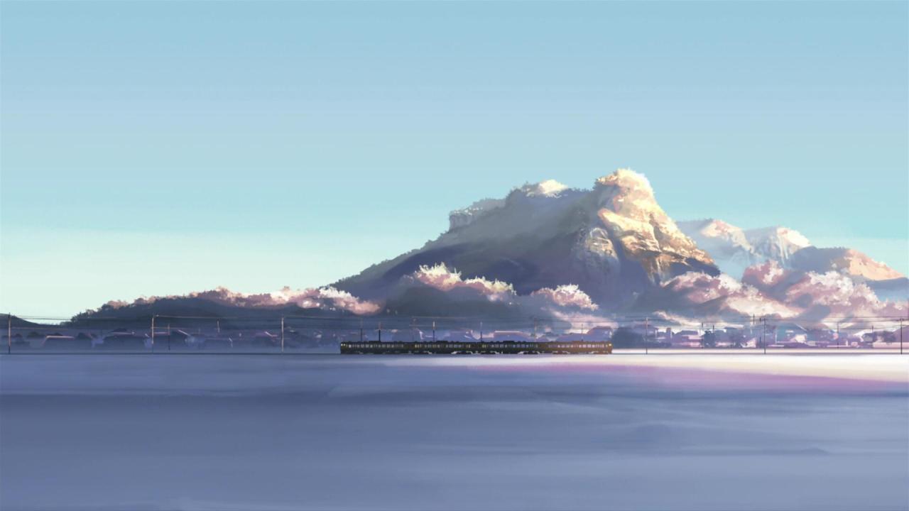 anime-backgrounds:  5 Centimeters Per Second. Directed by Makoto Shinkai. Created