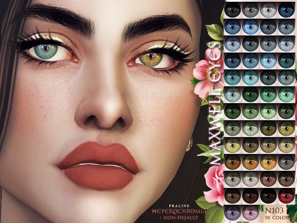 Sims 4 custom eye colors printtoo