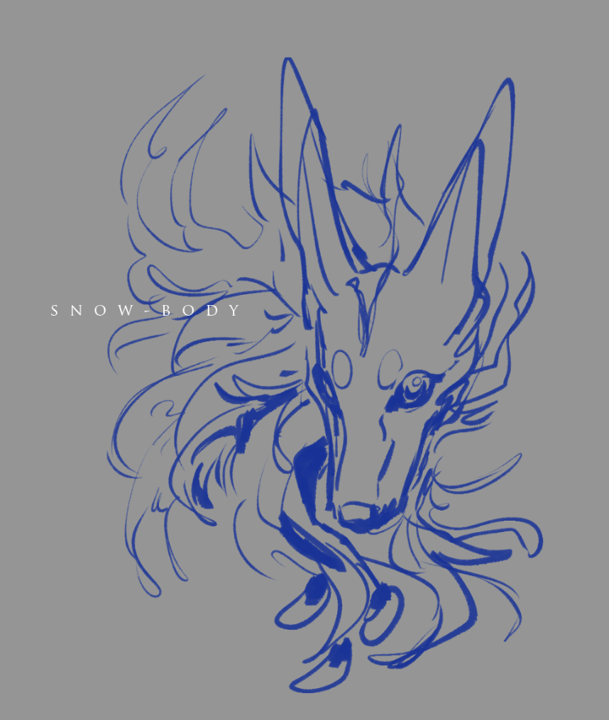 sncwbody: Process of mekomiya’s character.