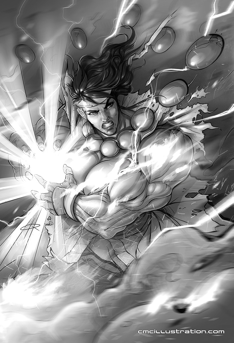 cmcillustration: The next character of “Amazons of Street Fighter” project is