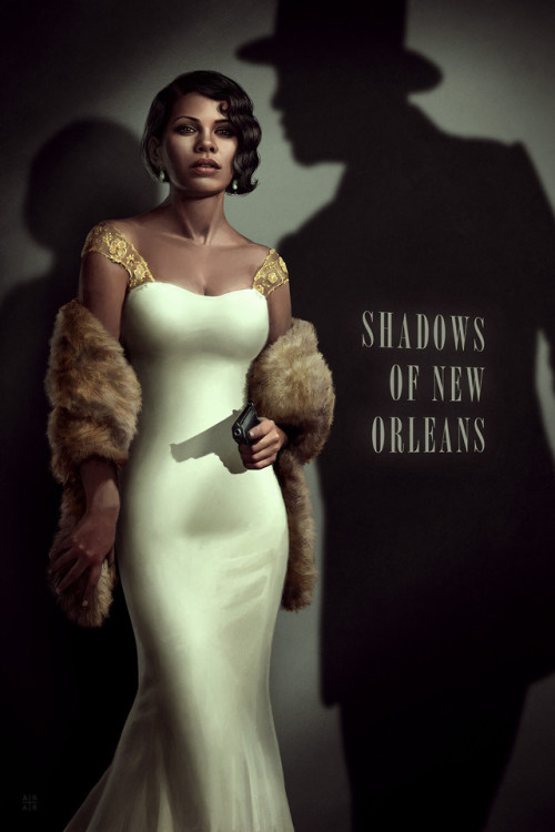 eleinkl:adventurelandia:Noir Princesses by Ástor AlexanderI needon movies. Now.