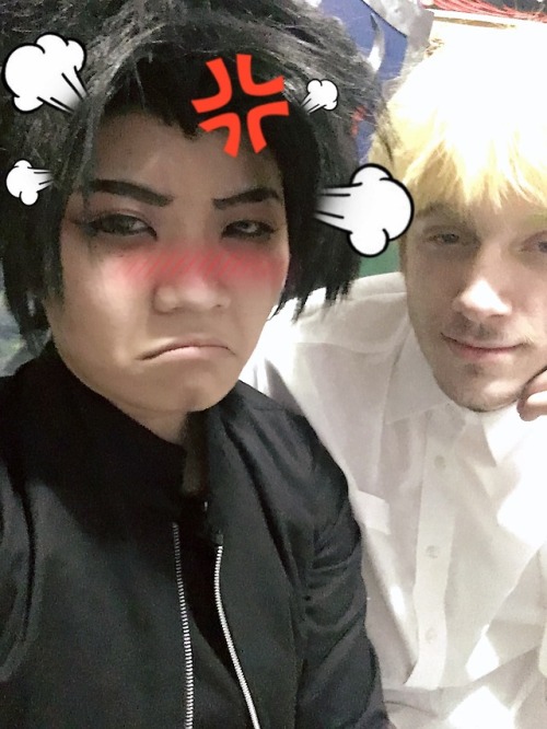 A gross misuse of cute filters.[ Akira: @traxicat | Ryo: @joshhanlonpk ]