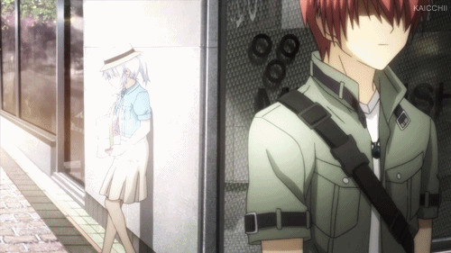 roses-dont-last-forever:  Canon OTP #14 Otonashi &amp; Kanade 
