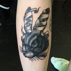 fuckyeahtattoos:  Tattoo by Scott Move done