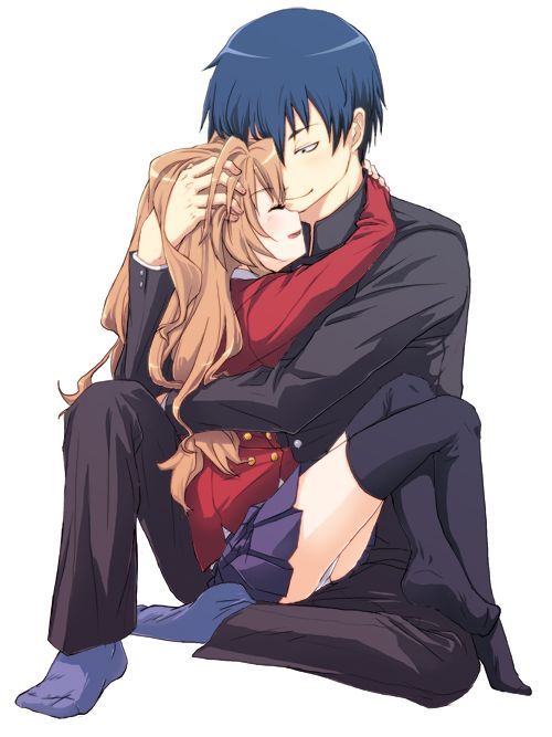 animecouplesgalore:    Taiga x Ryuuji ^~^ Part 1