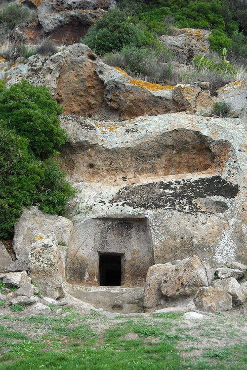 archaicwonder:Necropolis of Montessu, SardiniaThe necropolis is located on the southern side of the 