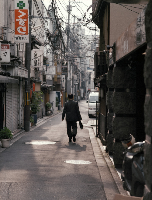 Business man in Kyoto, 2015