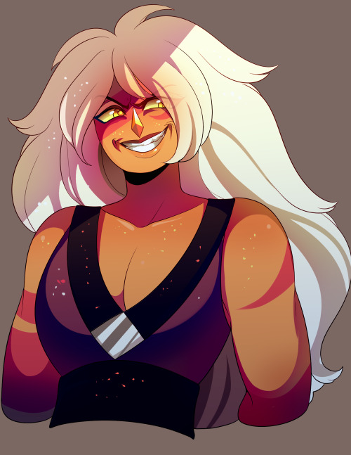 terraterrific:I’m sorry but bae could fuse with me anytime I mean hot damn.nuuu! I was suppose to hate Jasper and not find her sexy > ///< <3