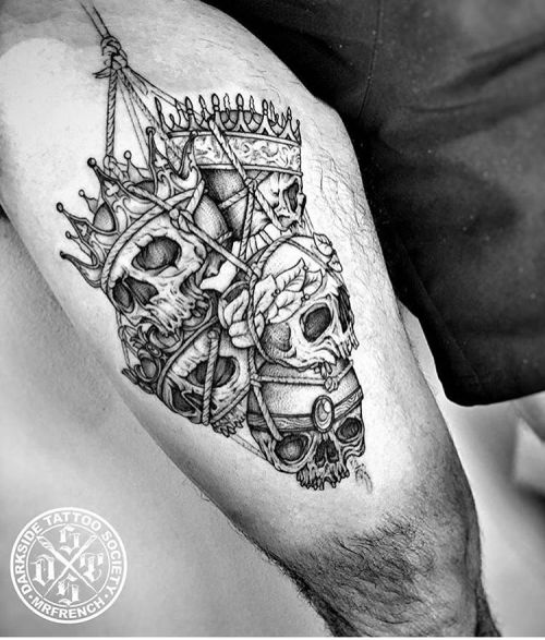 darksidetattoosociety:Done by @mrfrench_darkside_tattoo at @darkside_tattoosociety 🔥 For appointments send us on Facebook or email us at info@darksidetattoosociety.com🤘🏻🤘🏻🤘🏻🤘🏻🤘🏻🤘🏻 (στην τοποθεσία Darkside