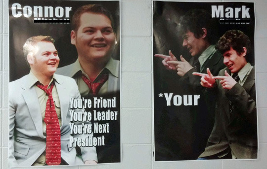 tastefullyoffensive:  Well played, Mark. (photo via imgur)  FUCKING OWNED.