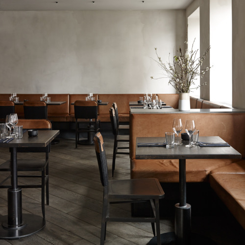 {Lunch-time inspiration by Space Copenhagen. Simple, but with so much character - love the diagonal 
