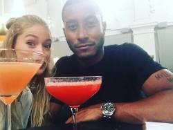 When she is way more excited about the drinks😂 by doutzen