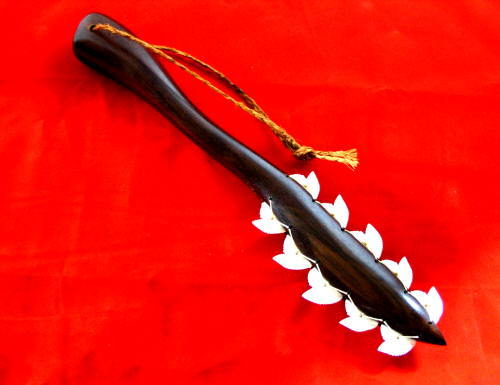 XXX Hawaiian shark teeth weapons replica photo