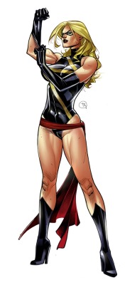 comicbookartwork:Ms. Marvel by Thony Silas
