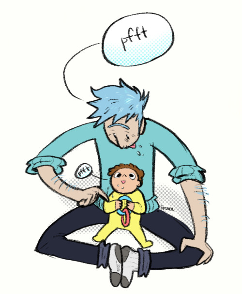 Grandpa And Grandson Bonding Time