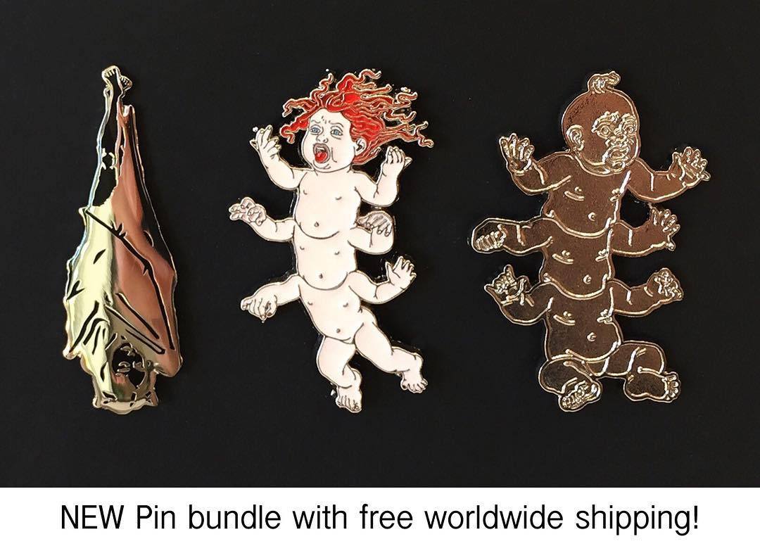 beinartgallery:  NEW pin bundle with FREE worldwide shipping available in our online