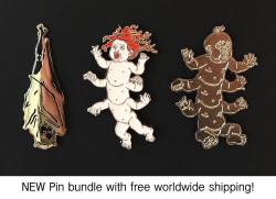 beinartgallery:  NEW pin bundle with FREE worldwide shipping