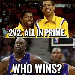 Kobe And Shaq Easily