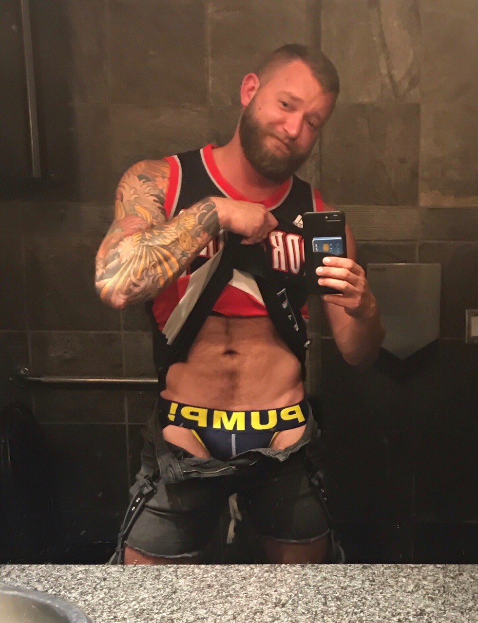 beefme83:  Off to the FuKr jock and harness party 😈