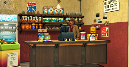 anotherplumbob:  Loner Gas Station (CC-Light Residential)  Ajay Loner had big dreams when he came to