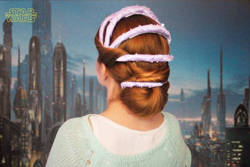 Star Wars Hair: Padme’s “Snail Shaped” Upstyle & DIY Headdress