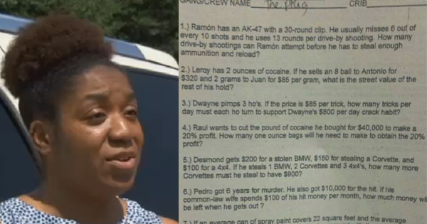Eighth-Grader Texts Mom A Photo Of His Math Quiz. The First Question Has Her Calling