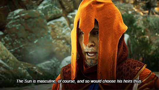rahgot:  “The Sun is masculine.”