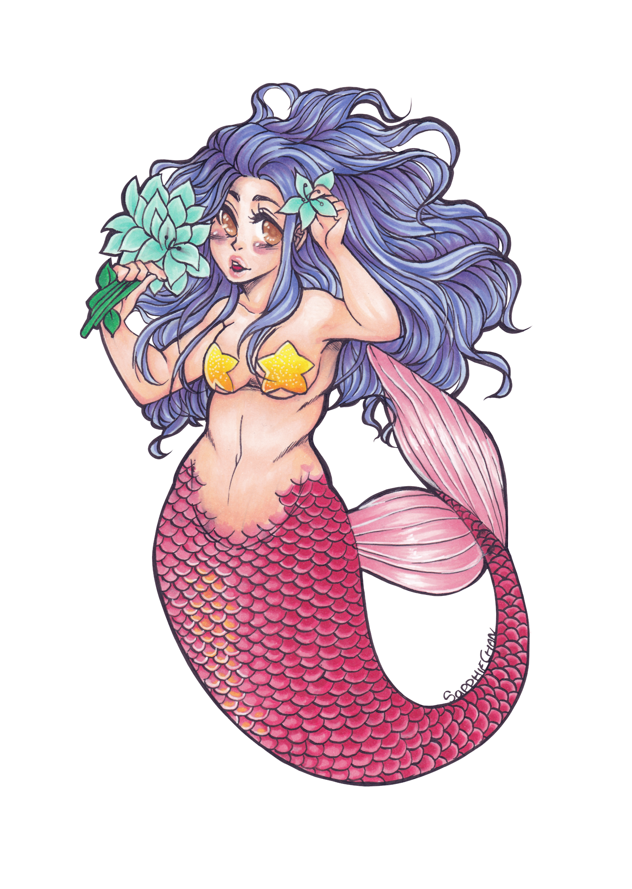 Sapphie's Art — Plus size!MERMAID!!!~ Cause not everyone is a