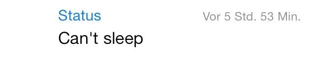 whatsapp-status:  Can’t sleep