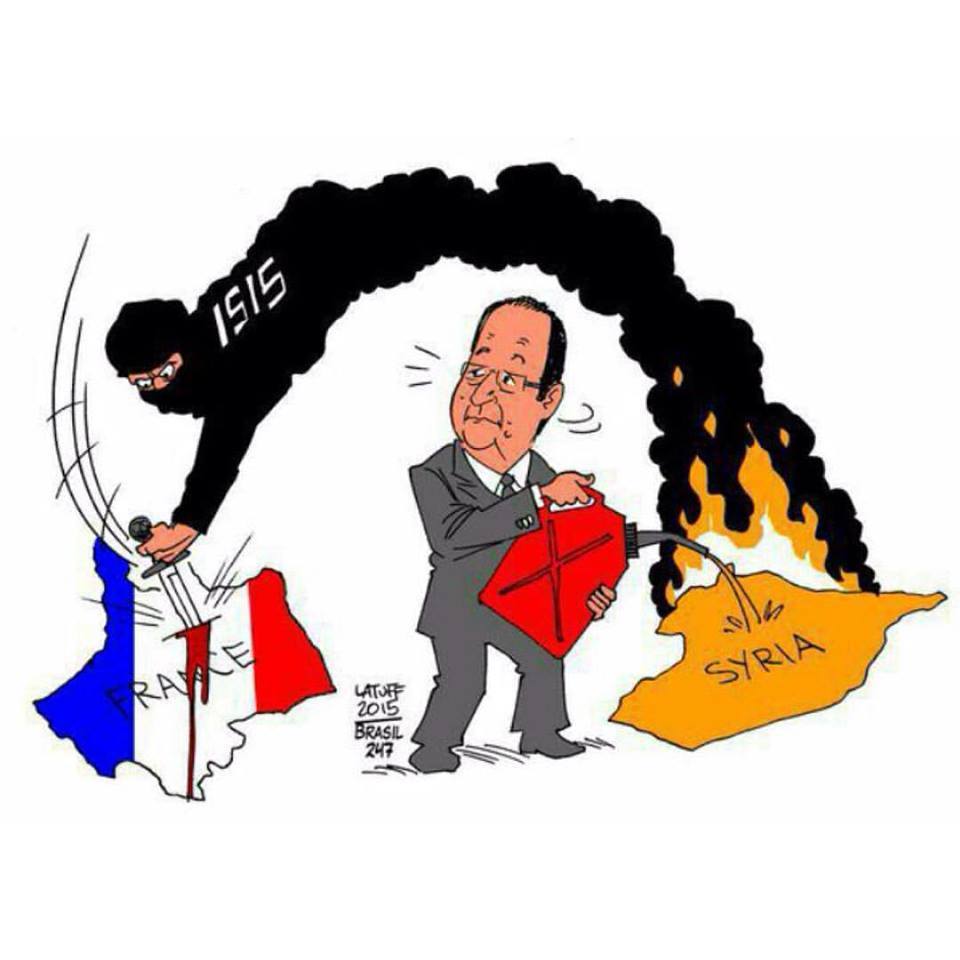 israelwc:  RT @Pray4Pal: Explosive Foreign Policy of Hollande #ParisAttacks #ISIS