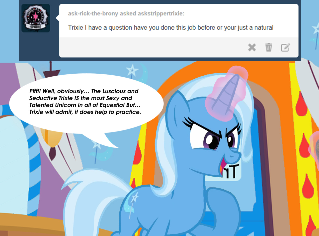 askstrippertrixie:  *Yawn* The Luscious and Seductive Trixie is pretty exhausted