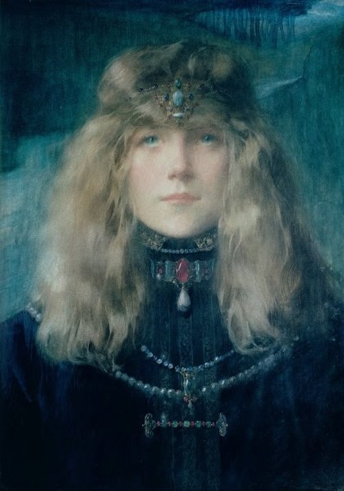Lucien-Victor Guirand de Scévola -   The Princess - 1920  Lucien-Victor Guirand de Scévola - Woman i