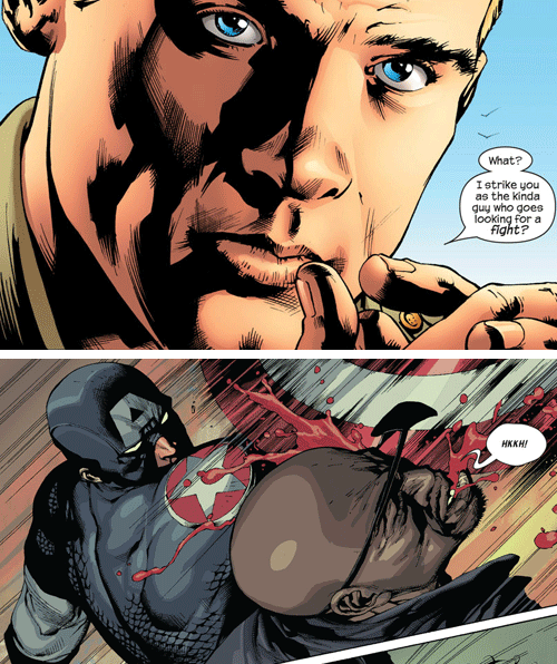 elisedelasarah:Sarah’s list of Marvel characters: 1610 Steve Rogers- “You son of a bitch…that was ch