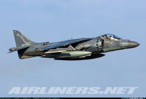 aviationgreats - US Marines Harrier climbing away from YAMB