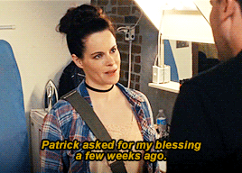 wild-aloof-rebel:Schitt’s Creek Meme: Relationships [2/5] - Patrick & StevieYes, there is a chai