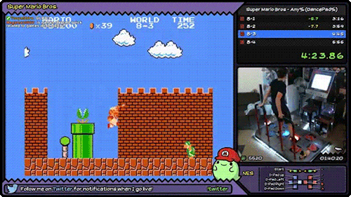 Super Mario Bros. Any% Speedrun on a DDR Dance Pad (DancePad%)[ Twitch Channel | YouTube Playlist | 
