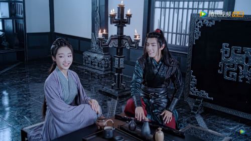 winepresswrath:Things I love about this scene, in no particular order:Nie Huaisang just casually roc