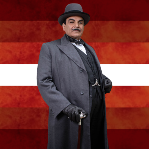 yourfaveisgoingtosuperhell:Hercule Poirot is going to super hell for gay crimes!!!requested by: Anon