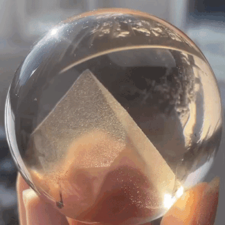Citrine Sphere With 3D Phantoms | Source