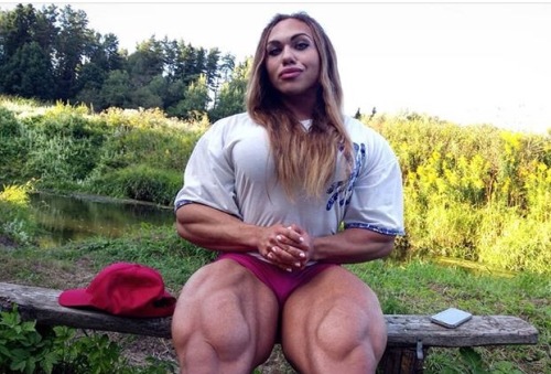 bimbosandbodybuilders:  Dudes JACKED  Natalia is beautiful, and yes jacked…