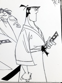 gorillaprutt:More Samurai Jack doodles from