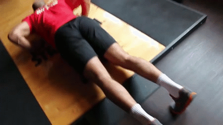 Cesaro showing off his push up skills! (X) wishing I was under him