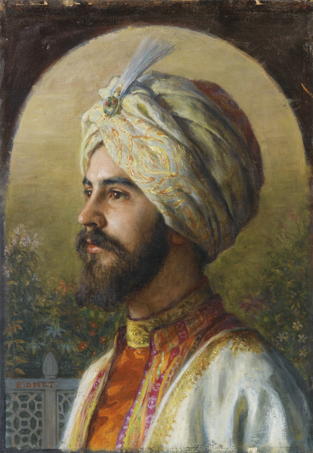 Etienne Dinet (French, 1861-1929), Presumed portrait of Emmanuel Gonse. Oil on canvas,
