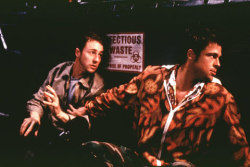 euo:  &ldquo;People are always asking me if I know Tyler Durden.&rdquo; Fight Club (1999) dir. David Fincher 