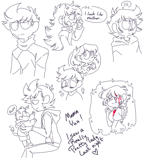 random doodles #myart #eddsworld #ellsworld #mirrorau #matilda