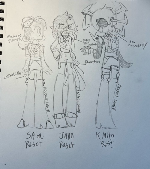 I Slightly Redesigned Each Of Them, Mostly Just Added Flowers And Gems For Meaning Purposes Thanks To